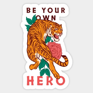 Be Your Own Hero Sticker